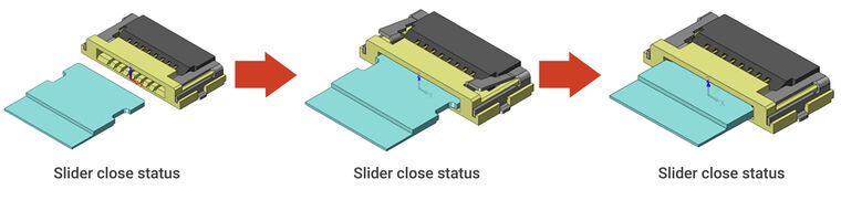 FFC Connector with Autolock Function