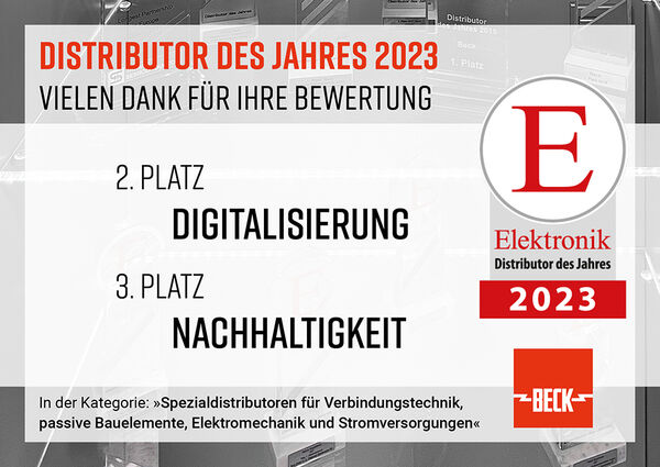 Distributor des Jahres 2023 Distributor des Jahres 2023