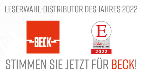 Stimmen Sie jetzt für BECK! / Distributor-2022 / Leserwahl Distributor-2022 Leserwahl