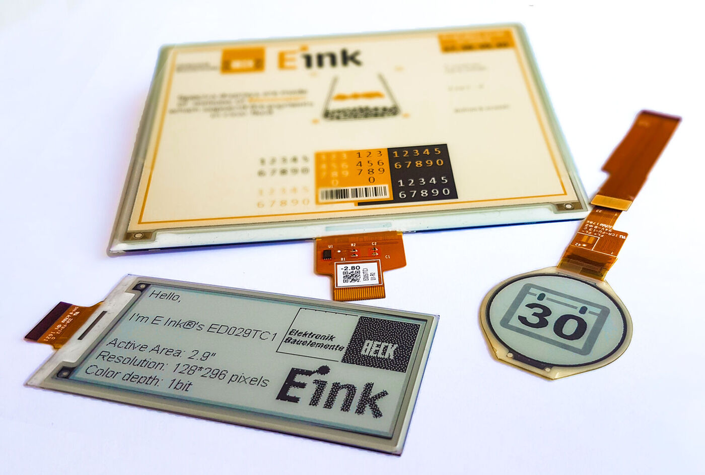 E Ink: Active matrix EPDs