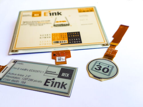 E Ink: Active matrix EPDs