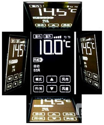 LCD Mono Techshine VA Technology Display