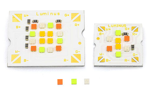 Luminus CTM-RGBW in two sizes: 9.5 und 14.5 mm