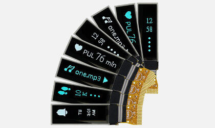 Graphic passive matrix OLED display module