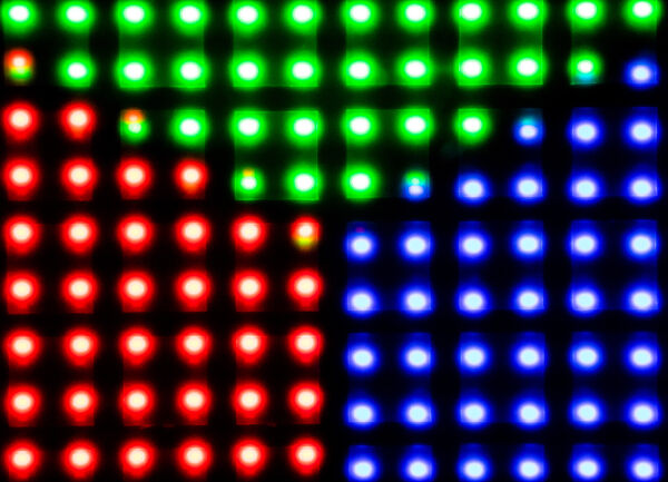 LED-Display Modul (IF09HP0.0) – Makro Aufnahme